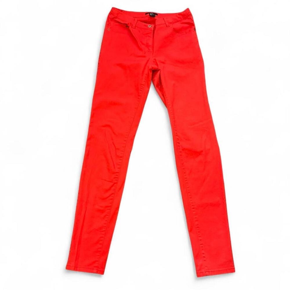 H&M VTG 2010s Women’s Low-Rise Bright Red Skinny Jeans — Size 2